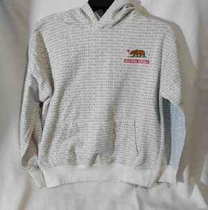 Eighty Eight Gray California Republic Hoodie